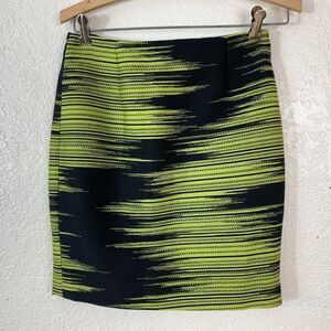 Worth Neon Green and Black Pencil Skirt Si…